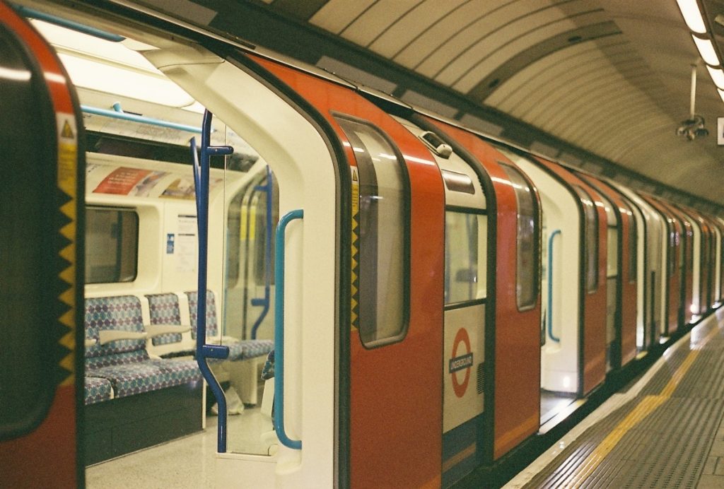 Empty London Tube Train